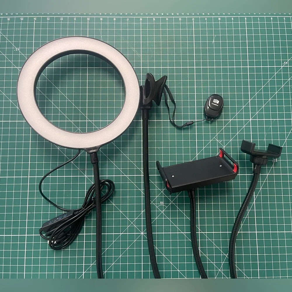 4 in 1 ring light set for broadcast